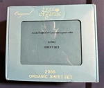 Tree Organic 2000 Cotton 4 Pc King Sheet Set Blue. Fixed Price $27.28.