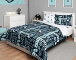 Nhl Seattle Kraken Twin 5-PIECE Bed Bag Comforter Sheet Set By Foco. Fixed Price $24.95.