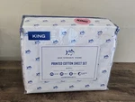 Southern Tide Skip Jack King Sheet Set New Package Printed Cotton Fish. Fixed Price $125.00.