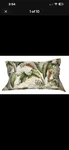2 Tommy Bahama Palmiers Pillow Shams King Size Cream Green Palms Tropical Island. Fixed Price $34.00.