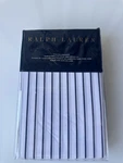 Ralph Lauren Prescot Stripe Navy / White King Pillowcases $145 Nip. Fixed Price $69.99.
