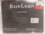 Ralph Lauren Full Flat Light Blue/white Striped 1 Irregular Sheet Iron-ok New. Fixed Price $45.00.