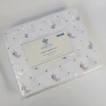 Simply Shabby Chic Twin Lavender Calico Floral Pur White Sheet Set 3PC Polyester. Fixed Price $48.71.