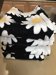 Deborah Connolly 2PC Finger Tip/hand Daisy Black,yellow,white,grey Plush Bnwot. Fixed Price $29.69.