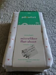 Pillowfort Flat Sheet Full Size White With Hearts New Free Ship. Fixed Price $12.95.