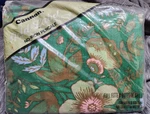 Cannon "gold Label" No-iron Percale Full Fitted Bottom Sheet Green Floral 54X76. Fixed Price $28.92.