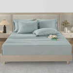 Hotel Signature 800 Thread Count Cotton 6-PIECE Sheet Set Blue Size Cal King. Fixed Price $99.99.