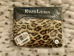 Vtg New Ralph Lauren Aragon Neutral Leopard Flat Sheet - Queen. Fixed Price $189.99.