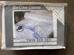 Vintage Bay Colony Collection 100% Cotton Flannel 3 Piece Twin Sheet Set New. Fixed Price $18.50.