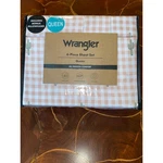 Wrangler 6-PC Queen Sheet Set Cactus Gingham Pink. Fixed Price $50.00.