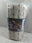 Novogratz Twin 3 Piece Cotton Sheet Set New Off White Navy Blue Stripe. Fixed Price $43.65.