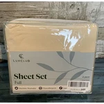 Luxclub 6 Pc Full Size Cream Set Breathable Luxury Bed. Fixed Price $11.50.