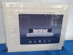 Serene Sleep Luxury Tri-blend With Tencel 4-PIECE Sheet Set In Ivory, Queen. Fixed Price $79.99.