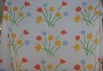 Vtg Marimekko Full Flat Sheet 7 Flowers Floral Dan Rivers - Flaws*. Fixed Price $20.00.