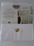 Dkny Pure 4 Pc. Queen Sheet Set 100% Cotton Sateen Weave - 300 Tc White. Fixed Price $65.99.