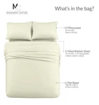 Mississippi Cotton Egyptian King Size Sheets 1,000 Thread Count. Fixed Price $35.00.