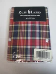 Ralph Lauren Madras Bright Red Plaid Checked 2 Standard Pillowcases With Buttons. Fixed Price $149.99.