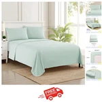 Elegant 1800 Thread Count Microfiber Sheet Set - Breathable Luxury Queen Bedding. Fixed Price $50.34.