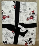 Pottery Barn Mickey & Minnie Holiday Queen Sheet Set Adult Christmas Mouse. Fixed Price $137.99.