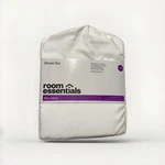 Room Essentials White Microfiber 4 Pc Sheet Set Wrinkle Resistant - Queen. Fixed Price $12.35.