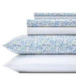 Home Percale Collection 6-PIECE Weave Sheet Set 100% Cotton Bed.... Fixed Price $60.28.