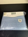 Jcp Home Collection Queen Flat Sheet 230TC All Cotton Sateen Blue Nip Usa. Fixed Price $42.95.