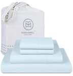 Threadmill Luxury 800 Count Queen 100% Cotton Sheets - Light Blue Sate.... Fixed Price $128.73.
