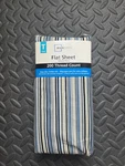 Mainstays 200 Thread Count Twin Flat Sheet Plaid 66X96 Nwt #S109. Fixed Price $9.79.