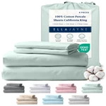Ella Jayne Cotton Percale Sheets California King 4 Pieces Permium 100. Fixed Price $134.05.