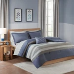 Intelligent Design Striped Comforter Set Twin Xl Full Queen With Bed Sheets. Fixed Price $103.99.