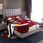 Kids Set Twin Christmas Snowman Bedding Red Cute Soft. Fixed Price $16.75.