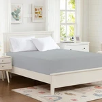 Hotella 100% Microfiber Size Fitted Sheet Only, 54"X75" Full, Light Gray. Fixed Price $14.69.