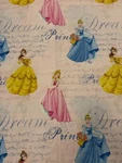 Vintage Disney Princess Top Bed Sheet, Pink, Cinderella, Belle, Aurora. Fixed Price $15.00.