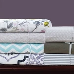 Bibb Home Egyptian Luxury 1800 Count Printed 4 Piece Sheet Set. Fixed Price $24.99.