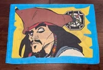 Disney Pillow Case Pirates Of The Caribbean Captain Jack Sparrow Animated Cotton. Fixed Price $18.32.