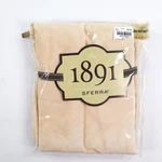 New Sferra 1891 Velvet Euro Continental Pillow Sham 5030 Parlor Ivory 26X26. Fixed Price $38.21.