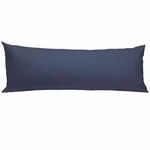 New Rest Right 100% Cotton Zippered Body Pillow Protector Navy 54" X 20". Fixed Price $34.99.