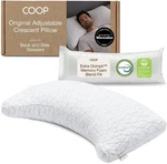 Original Crescent Adjustable Pillow, Queen Bed Pillows For Shoulder, Neck & Head. Fixed Price $132.99.
