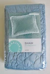 Standard Sham Pillow Case Quilted Martha Stewart Flowering Trellis Blue Nwt Nos. Fixed Price $19.99.