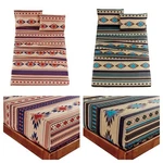 Chezmoi Collection 4-PIECE Southwestern Tribal Multi-color Sheet Set. Fixed Price $31.99.