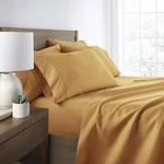 Linen Market 6 Piece Bed Sheet Set, Gold, Full. Fixed Price $37.12.