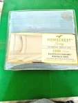 Homecrest Supreme Full Size 6 Piece Luxury Sheet Set Egyptian 1800 Series, Blue. Fixed Price $20.00.