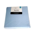 Mainstay Microfiber Blue Twin Sheet Set. Fixed Price $32.00.