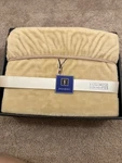 Ysl Yves Saint Laurent Fleece-lined Fitted Sheet Beige 105X200CM. Fixed Price $69.00.