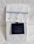 Ralph Lauren Palmer Percale 464 Tc White & Pl Sky Blue Standand Shams $250 Nip. Fixed Price $157.25.