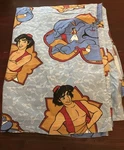 Vintage Disney Aladdin Twin Bed Flat Sheet. Fixed Price $15.00.