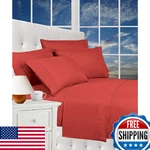 Celine Linen Luxurious Bed Sheets Set Amazon 1800 Premier Hotel Quality Wrink. Fixed Price $45.40.