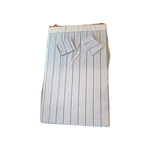 Mainstays One Full Flat Sheet Plus Two Standard Pillow Cases Blue Stripes Vtg. Fixed Price $18.99.