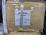 Cal King Sheet Set North Shore Linens 600 Count Egyptian Cotton Gold Pinstripe. Fixed Price $69.95.