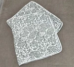 Rachel Zoe King Pillow Shams 2 Shabby Chic Cottagecore Gray/green Paisley Floral. Fixed Price $27.99.